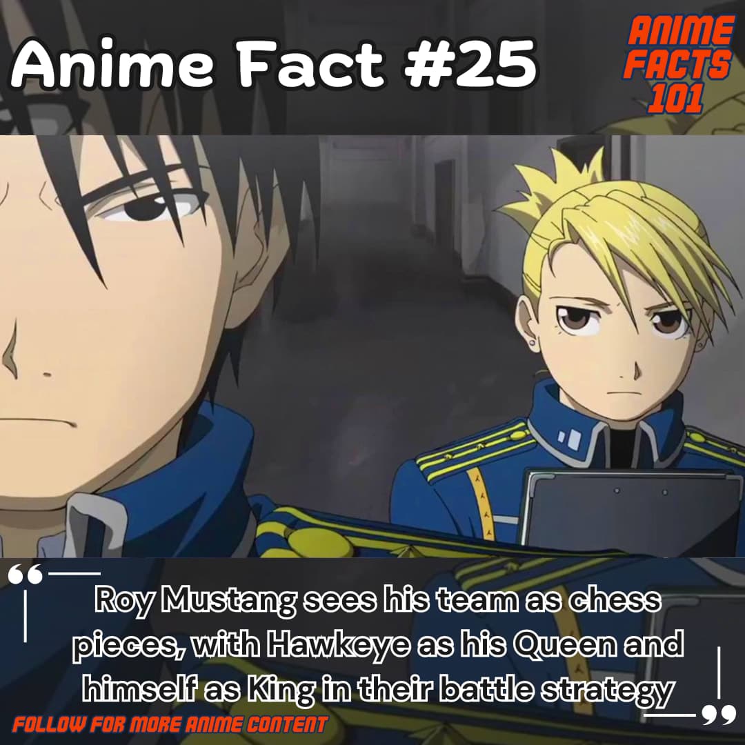 Roy Mustang Sees His Team Like a Chessboard