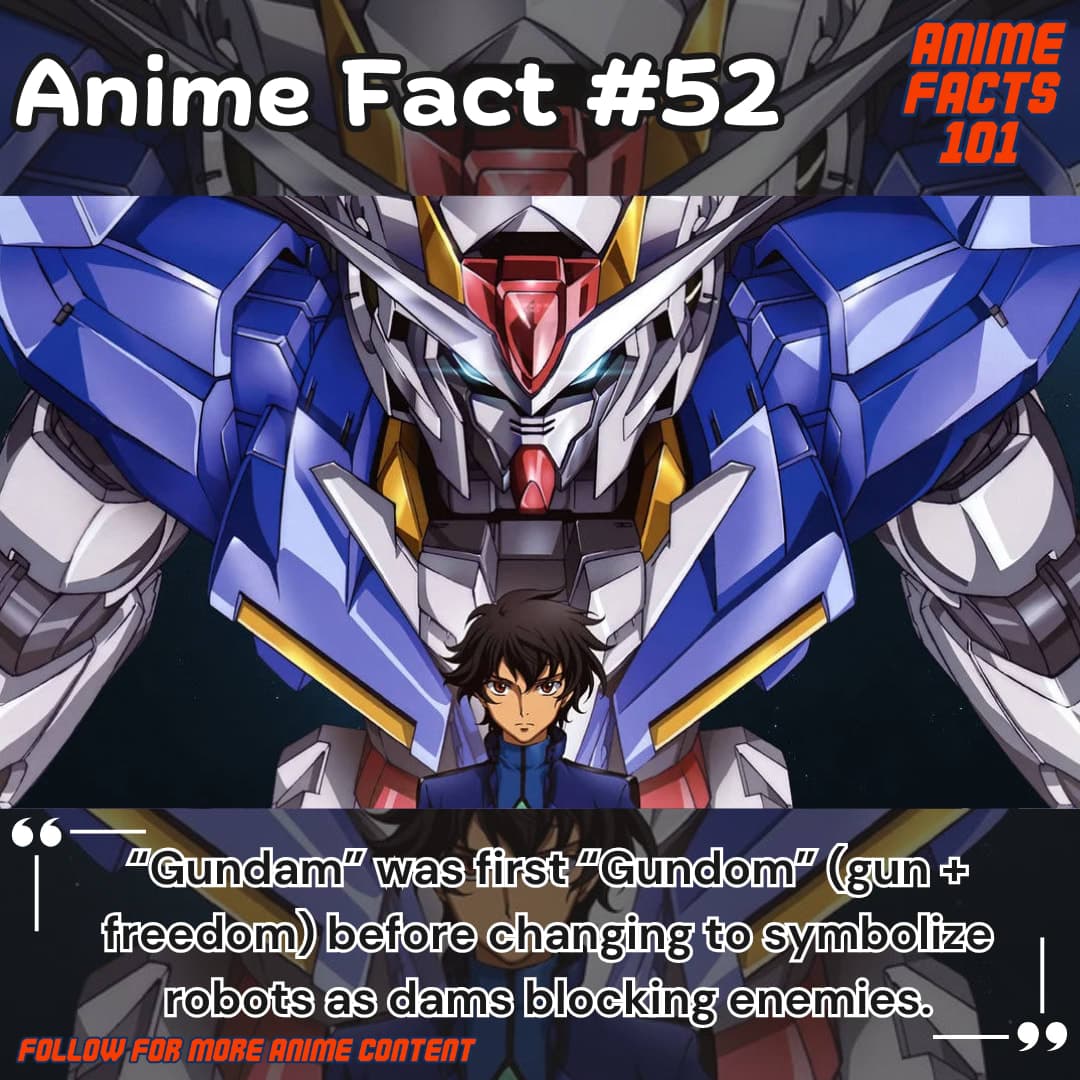 Gundam Was Originally Called 'Gundom' for Gun + Freedom